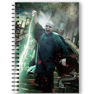 Cuaderno A5 3D Voldemort Harry Potter