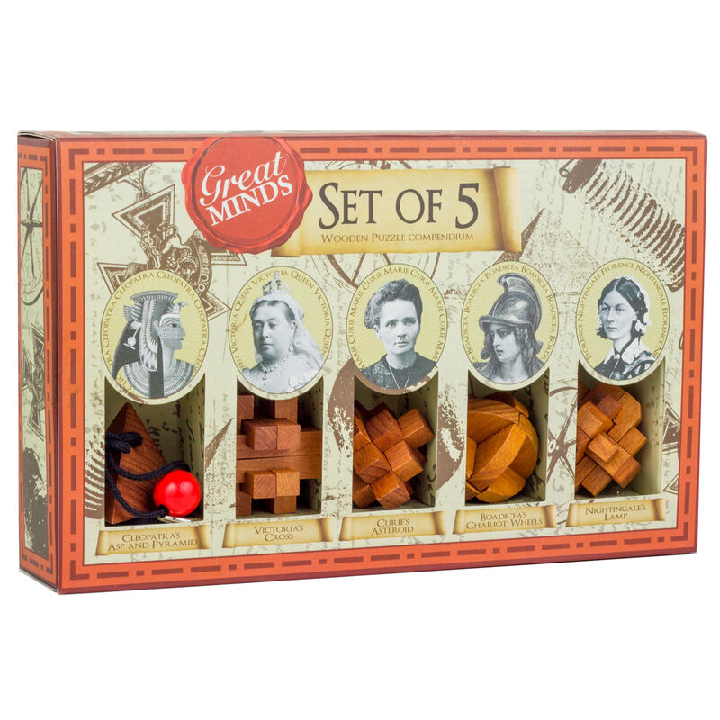 Set 5 juegos habilidad Women The Great Minds