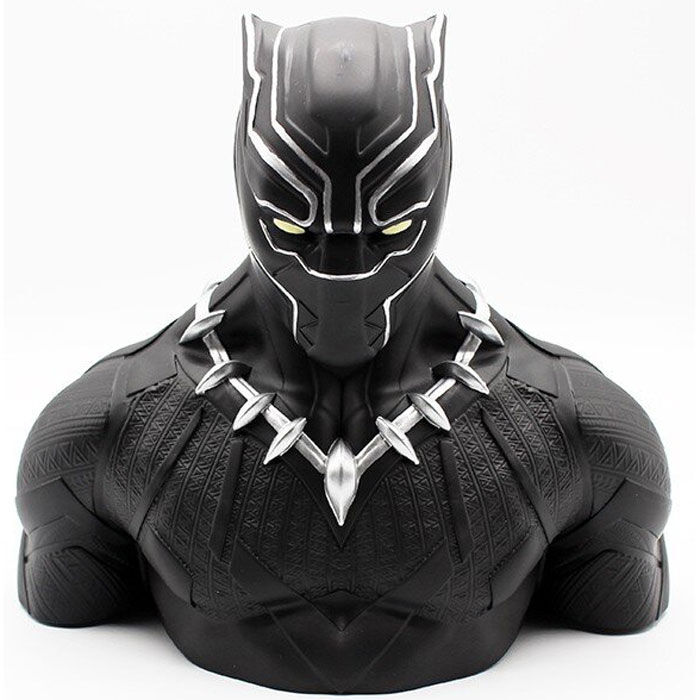 Busto hucha Black Panther Wakanda Deluxe Marvel Comics 20cm