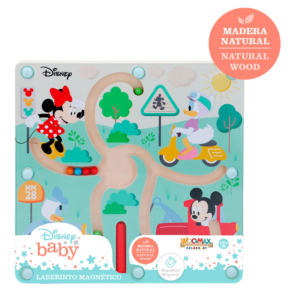 Laberinto magnetico Baby Disney madera