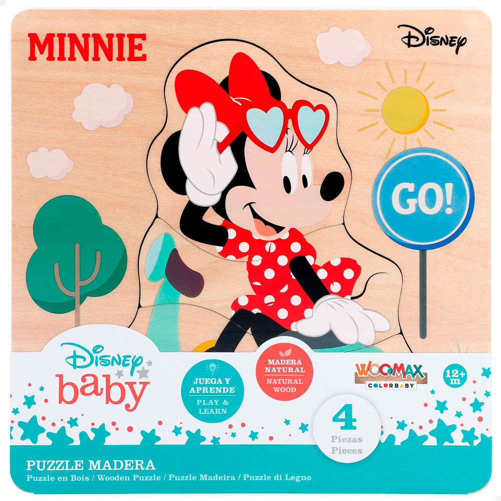 Puzzle surtido madera Mickey Minnie Disney