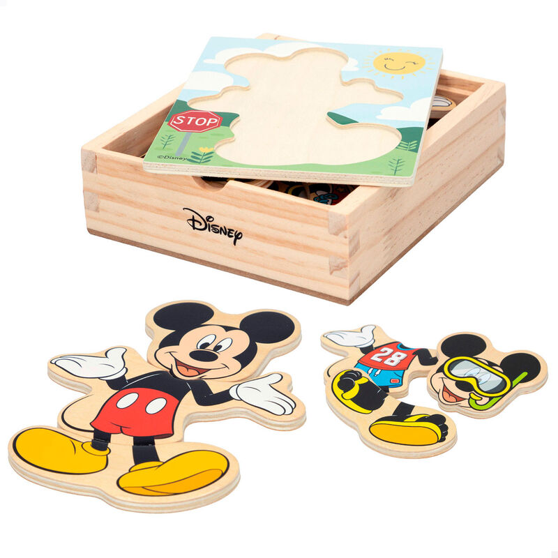 Puzzle madera Mickey Disney
