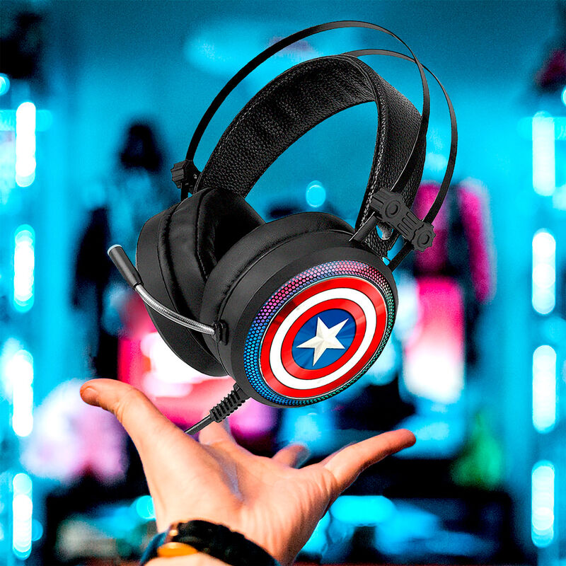 Auriculares gaming Capitan America Marvel