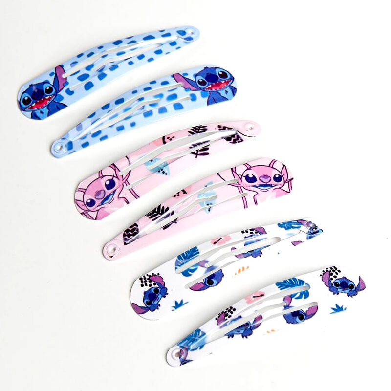 Blister 6 horquillas Stitch Disney