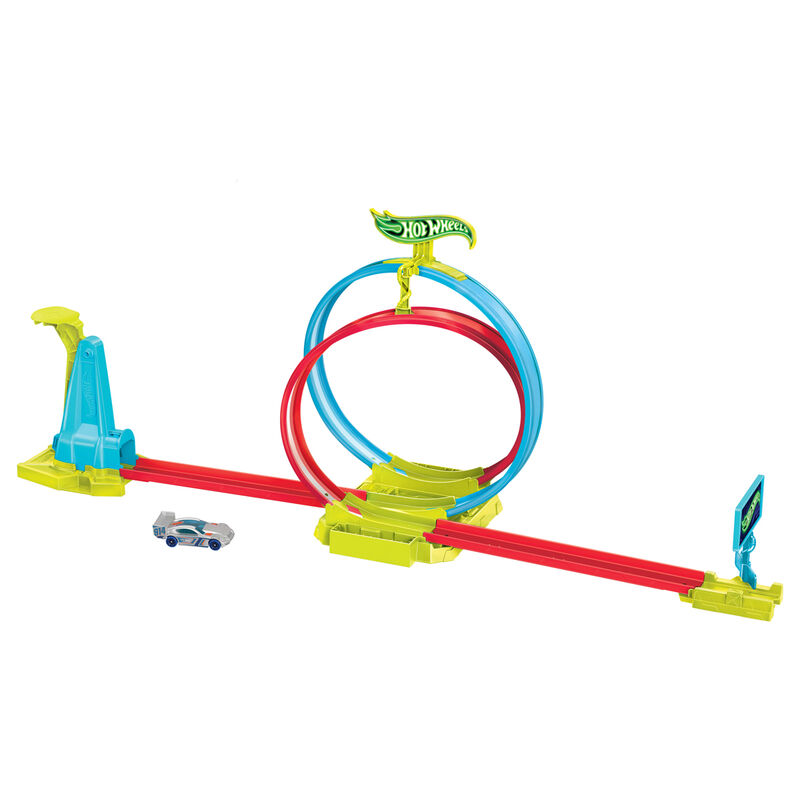 Pista Acrobacias Laser Neon Speeders Hot Wheels