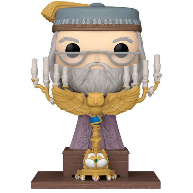 Figura POP Deluxe Harry Potter y el Prisionero de Azkaban – Dumbledore with Podium