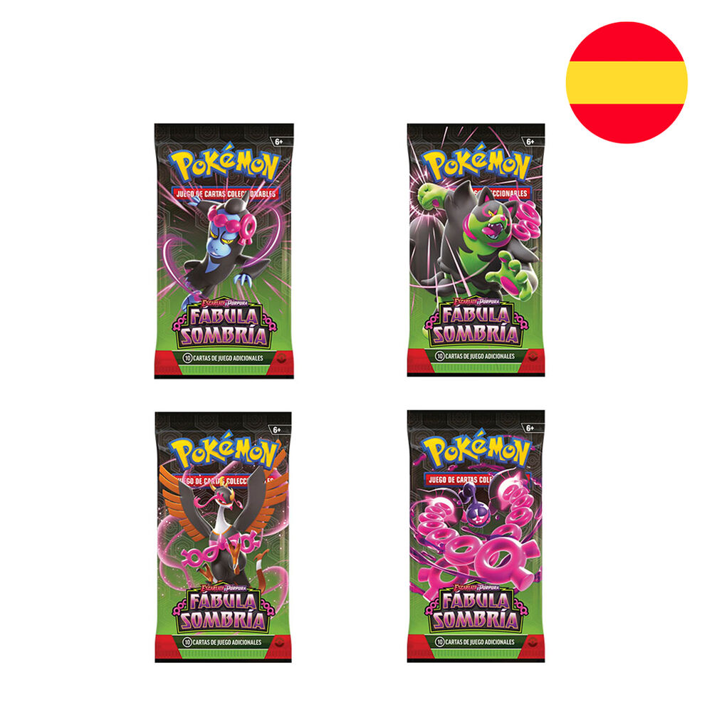 Booster cartas Fabula Sombria Escarlata & Purpura SV6.5 Pokemon español