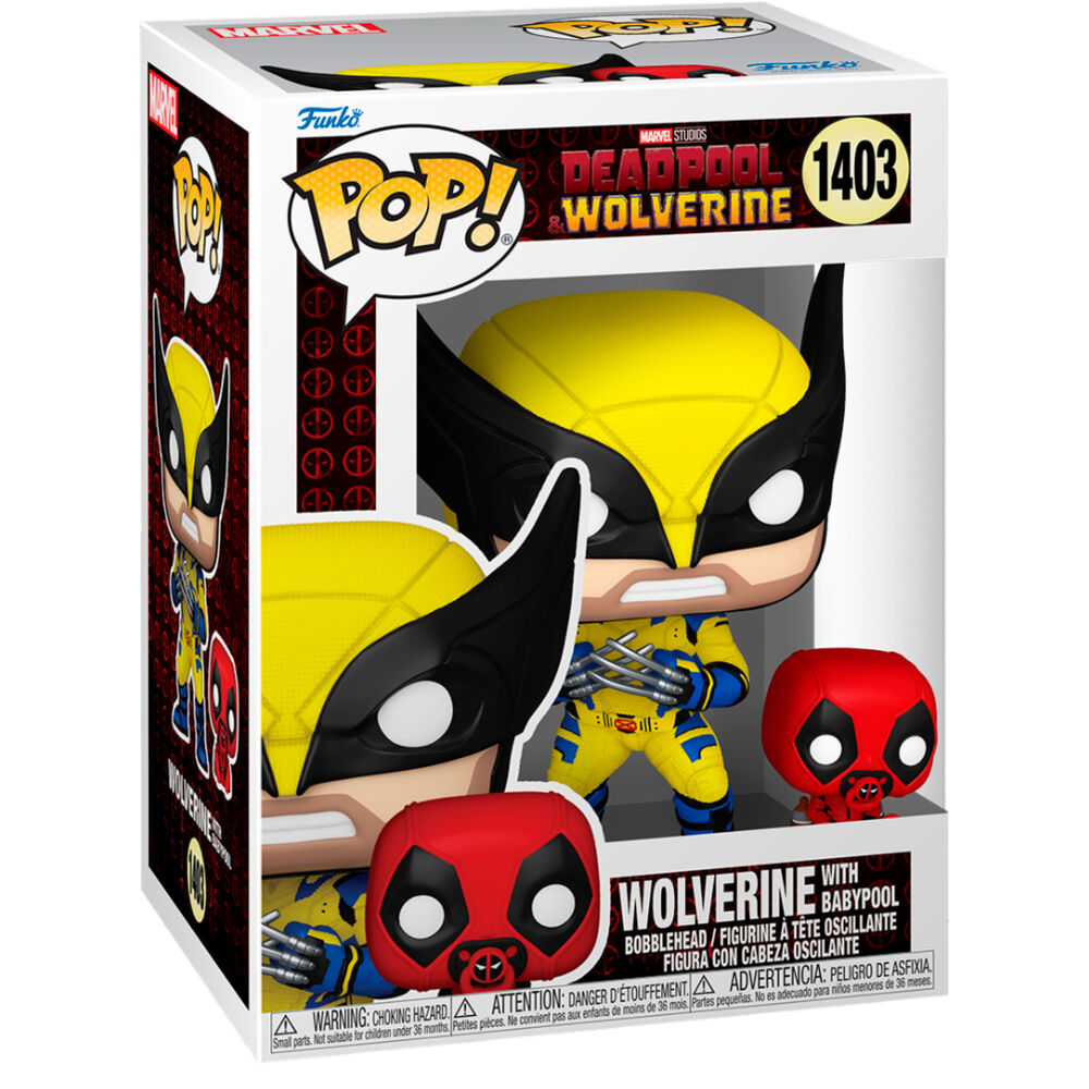 Figura POP Marvel Deadpool & Wolverine – Wolverine with Babypool