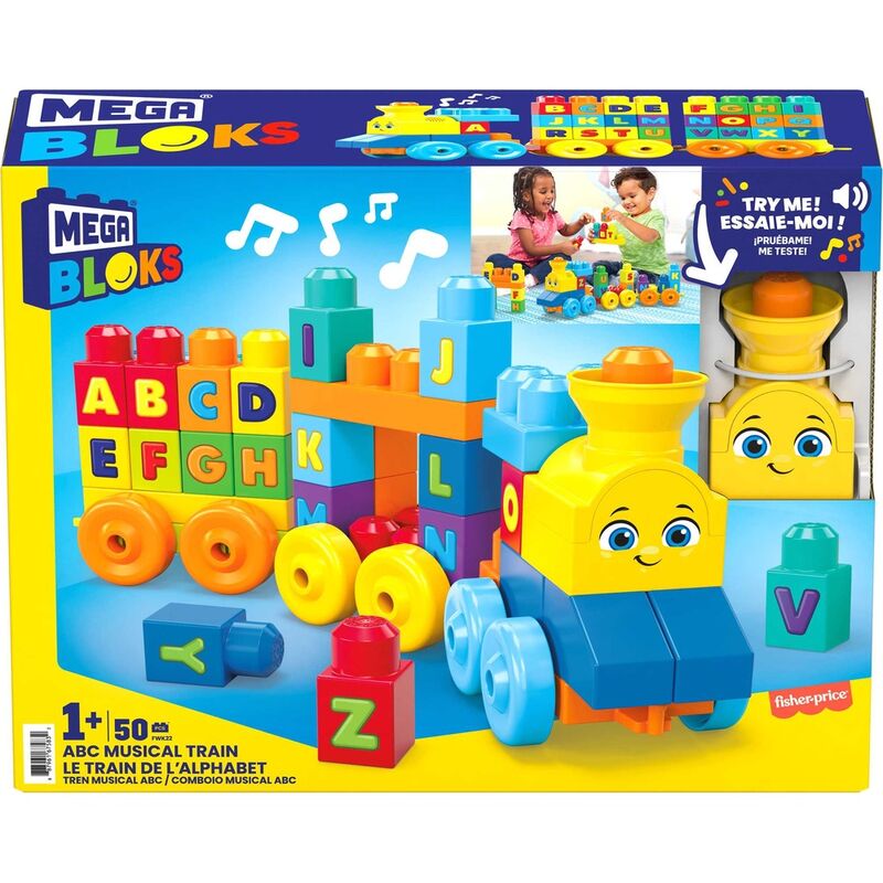 Tren musical ABC Mega Bloks 50pzs