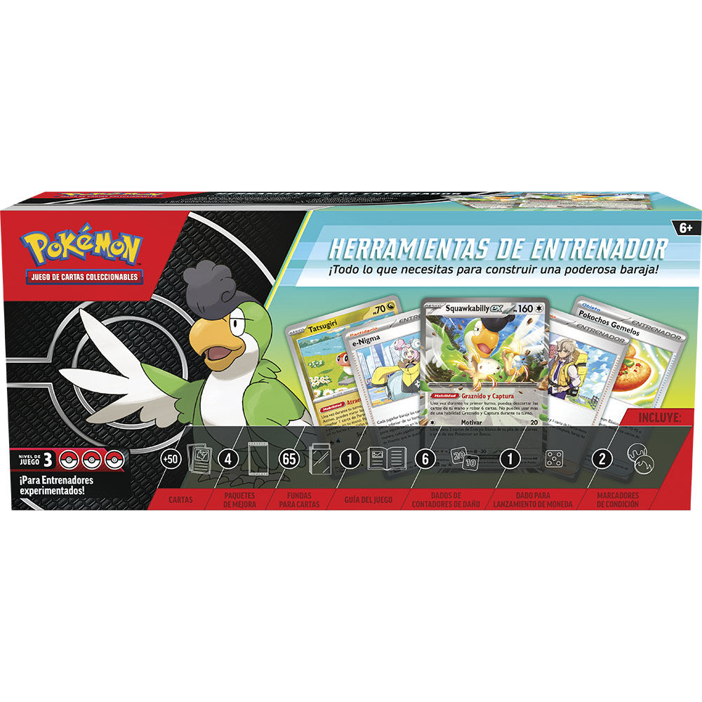 Estuche cartas Herramientas de Entrenador Pokemon español