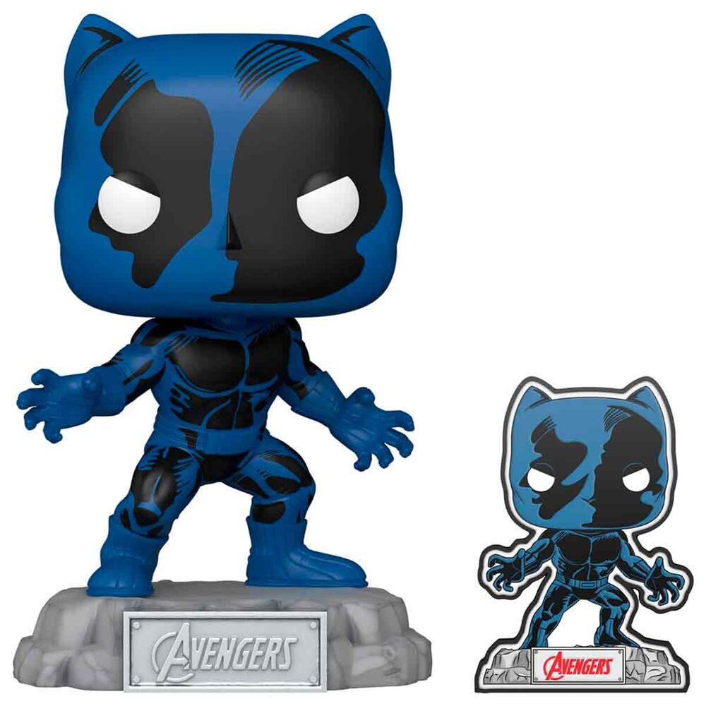 Figura POP Marvel Avengers 60th Anniversary Comic Black Panther with Pin Exclusive