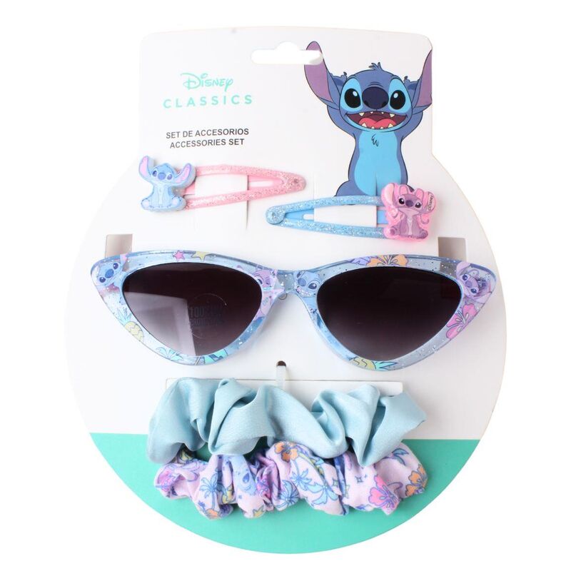Set belleza + gafas sol Stitch Disney