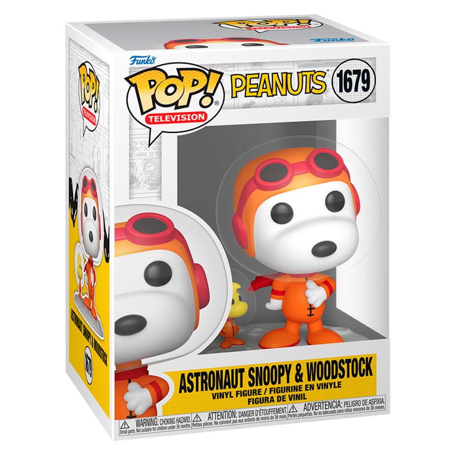 Figura POP Peanuts Astronaut Snoopy & Woodstock