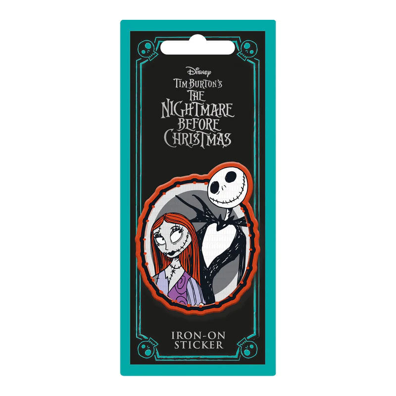 Pegatina de bordado Jack & Sally Pesadilla Antes de Navidad Disney