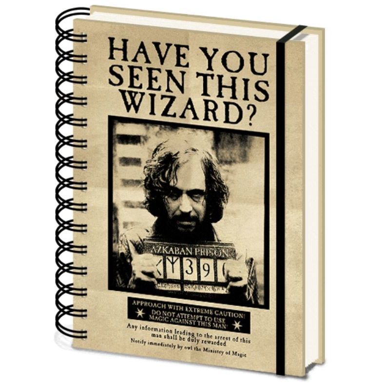 Cuaderno A5 lenticular Carteles Harry & Sirus Harry Potter