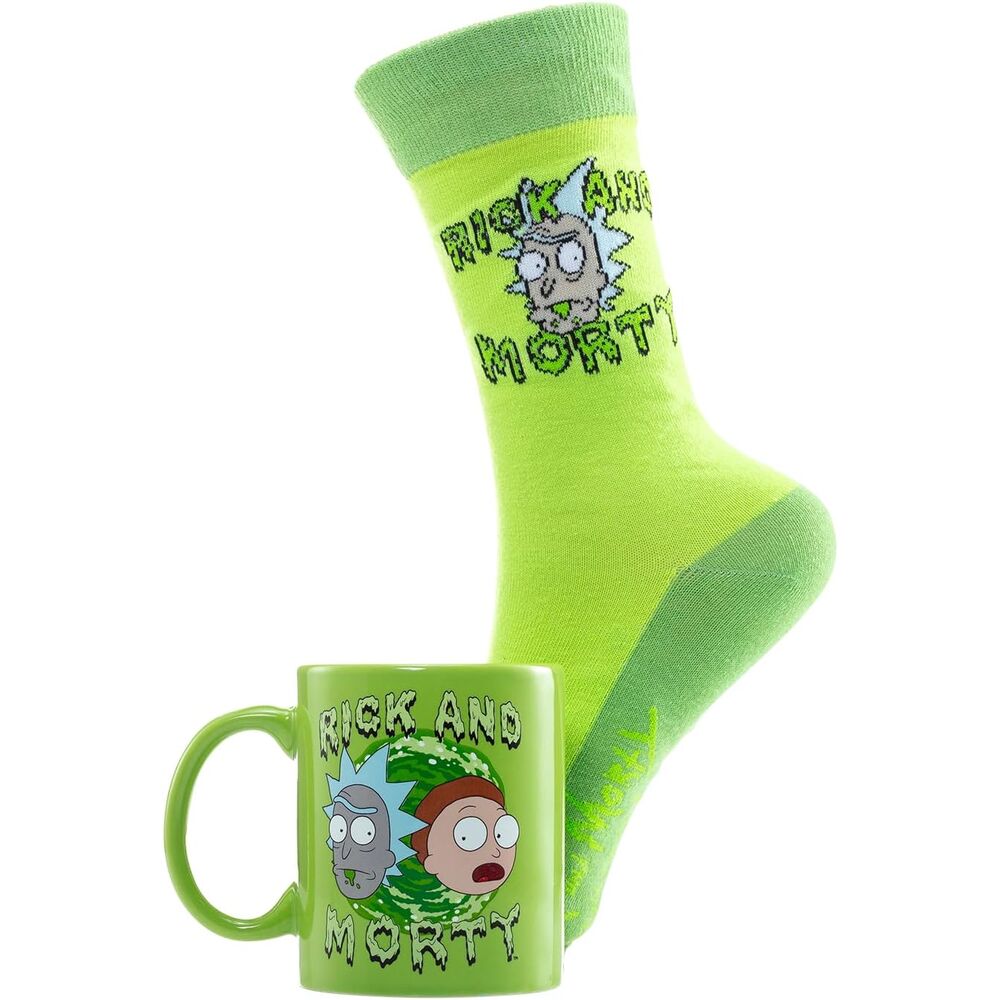Set Taza y Calcetines Rick & Morty