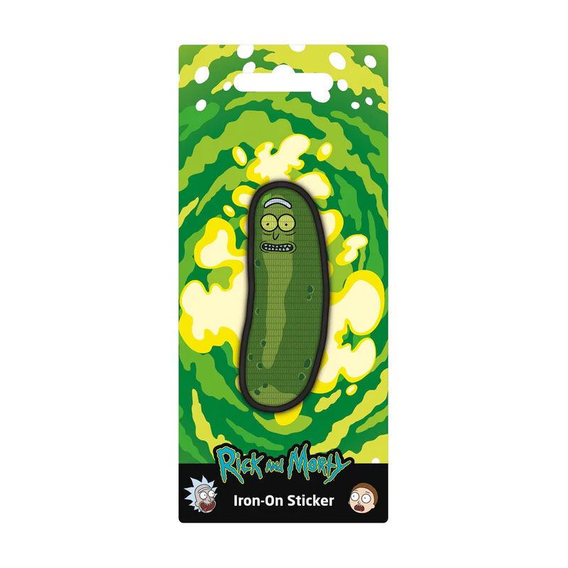 Pegatina de bordado Pickle Rick & Morty