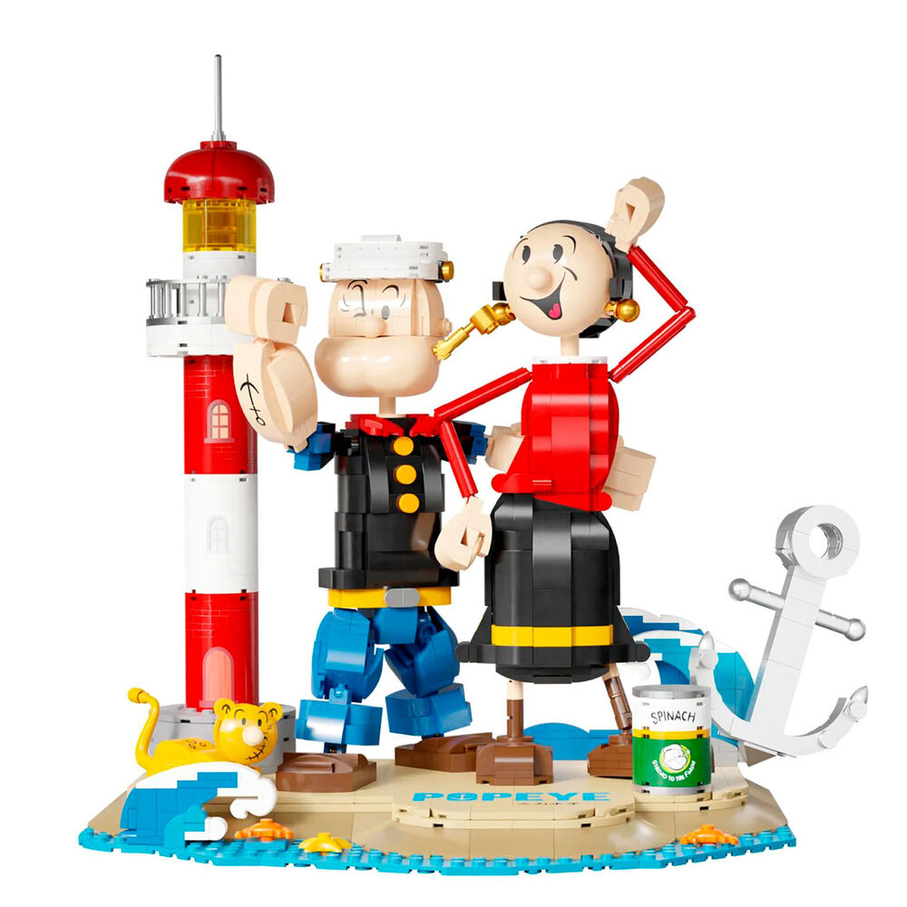 Kit Construccion Popeye & Olivia Popeye 1500pzs