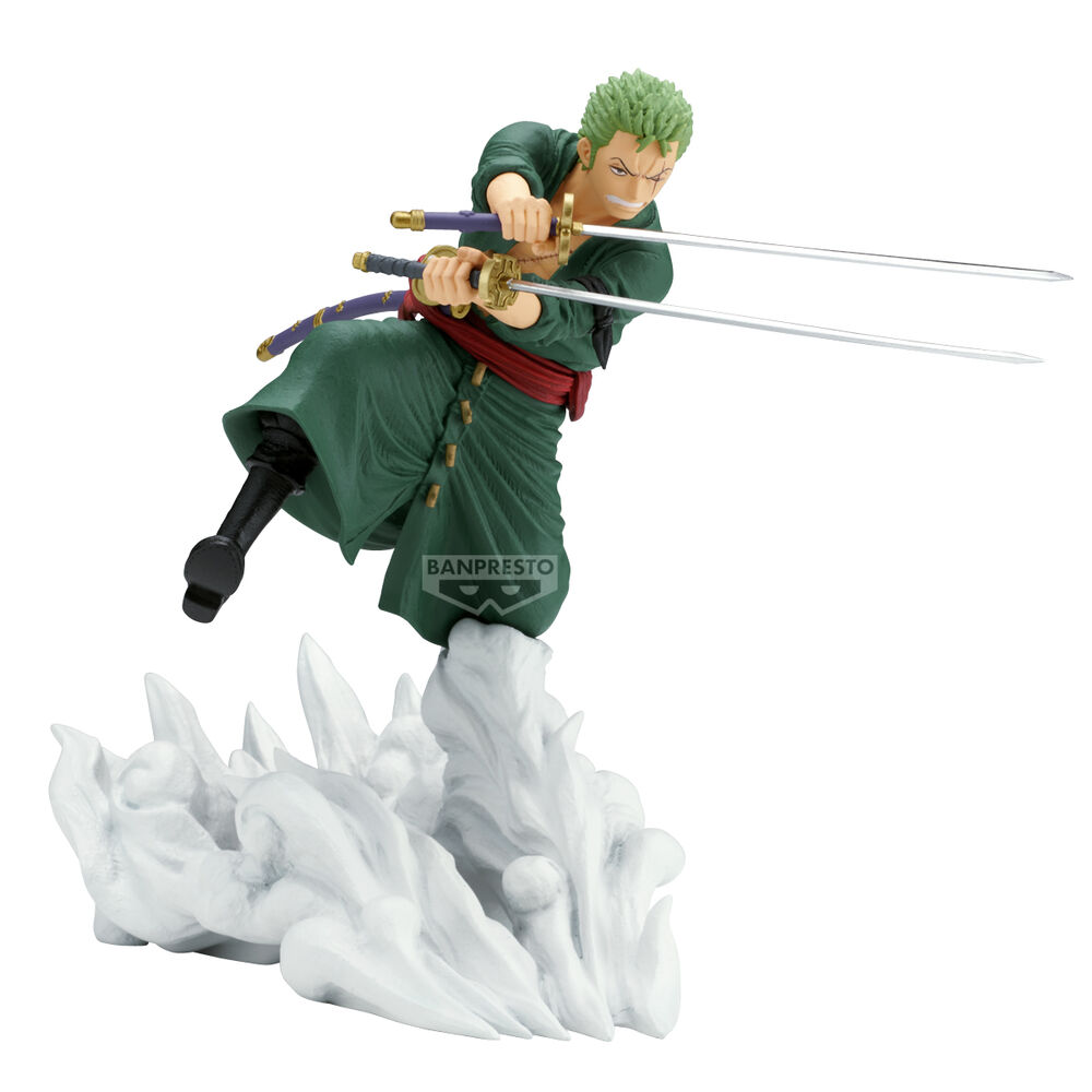 Figura Roronoa Zoro Senkozekkei One Piece 15cm