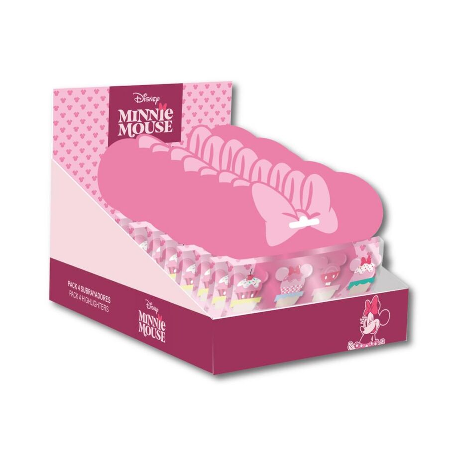 Set 4 subrayadores Minnie Disney