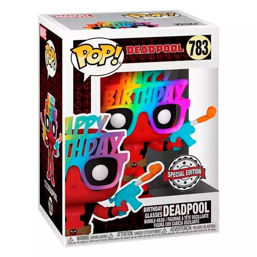 Figura POP Marvel Deadpool 30th Birthday Hat Deadpool Exclusive
