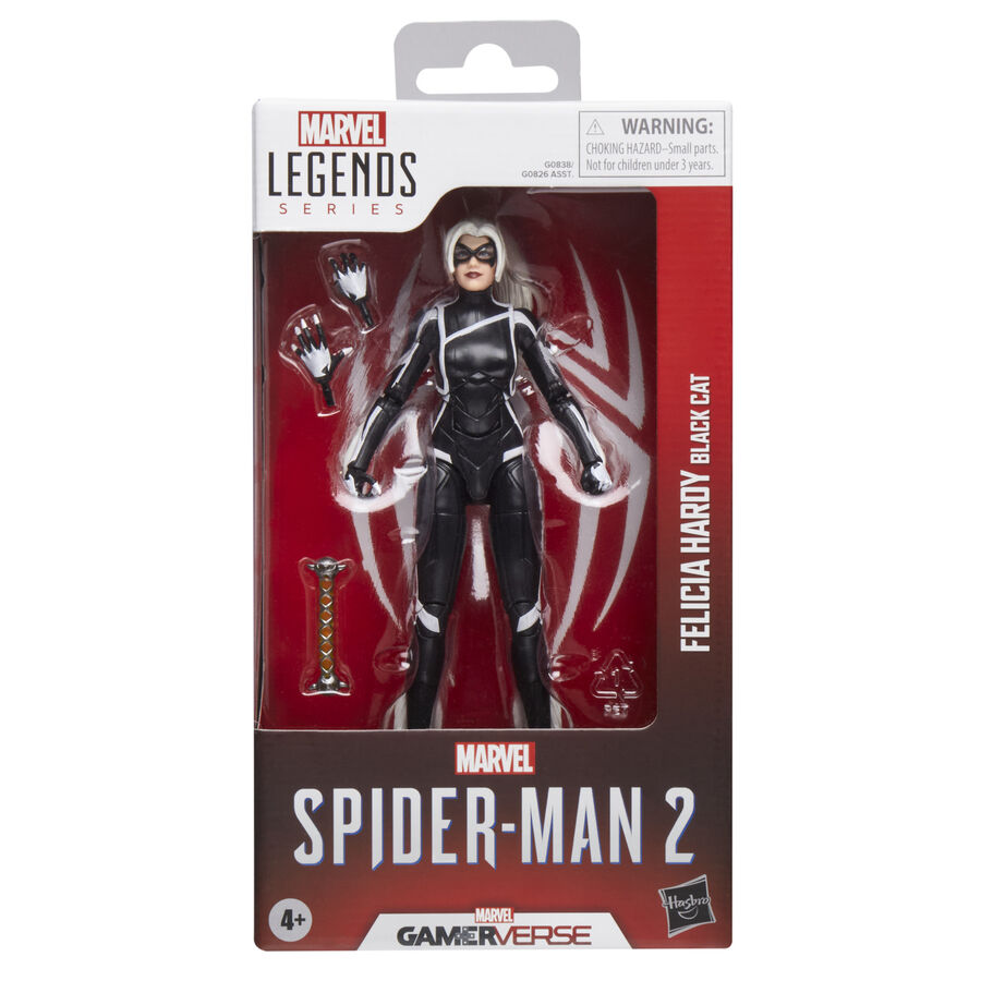 Figura Felicia Hardy Black Cat Spider-Man 2 Marvel Legends 15cm