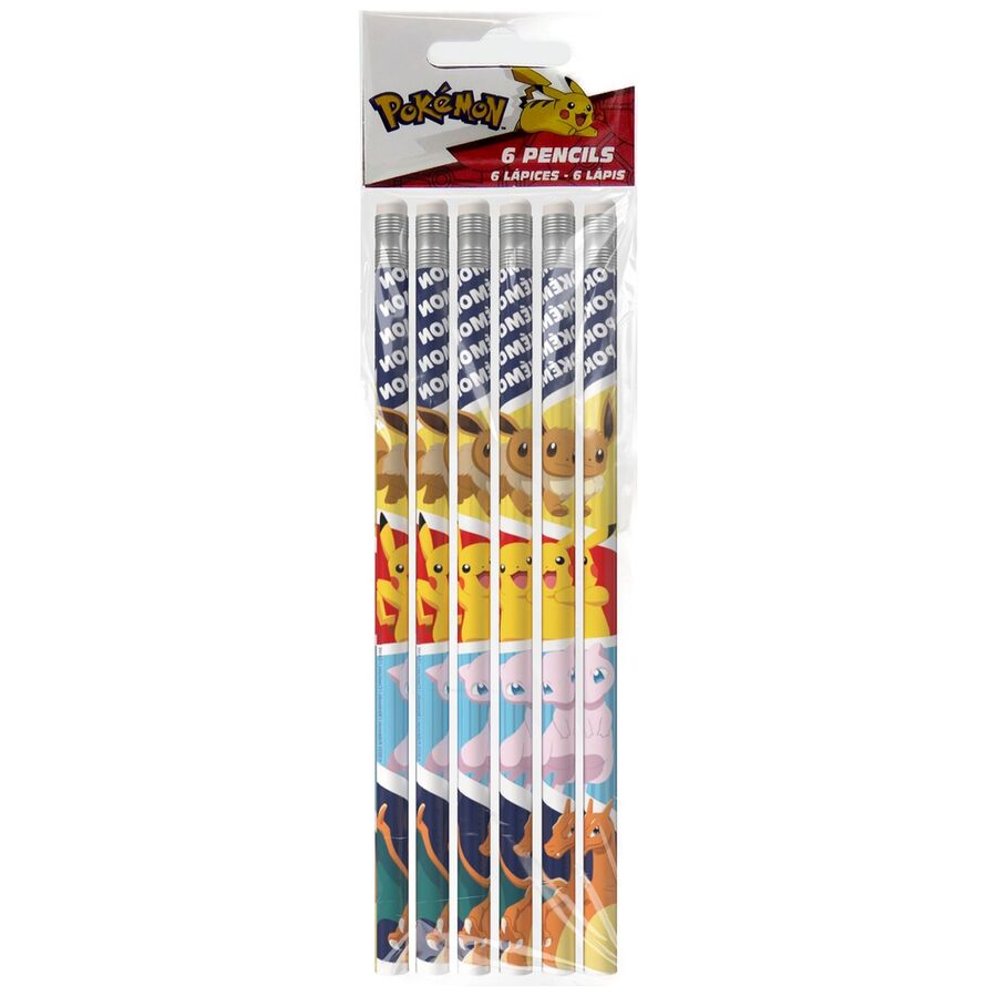 Set 6 Lapices Pokemon