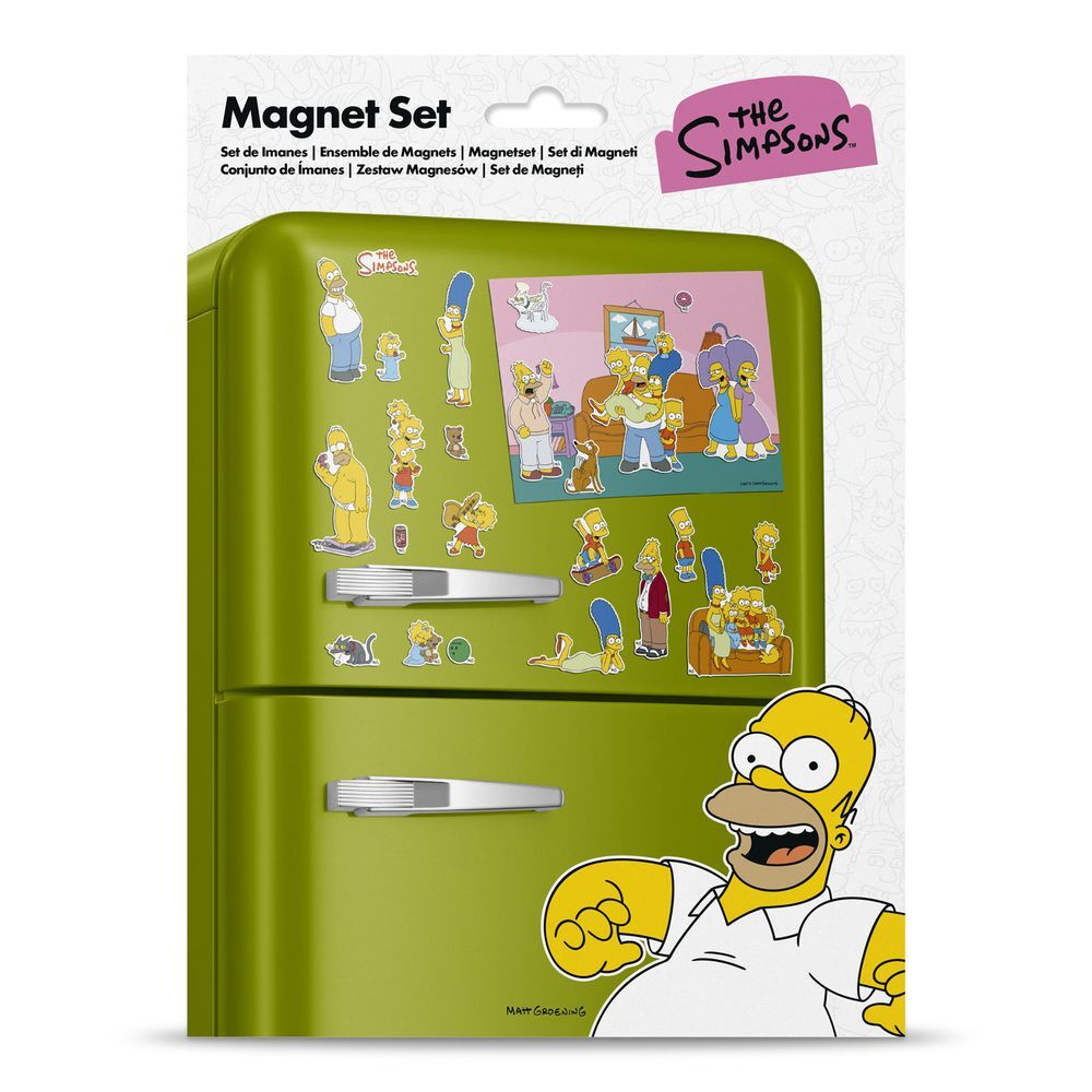 Set imanes troquelados Los Simpsons