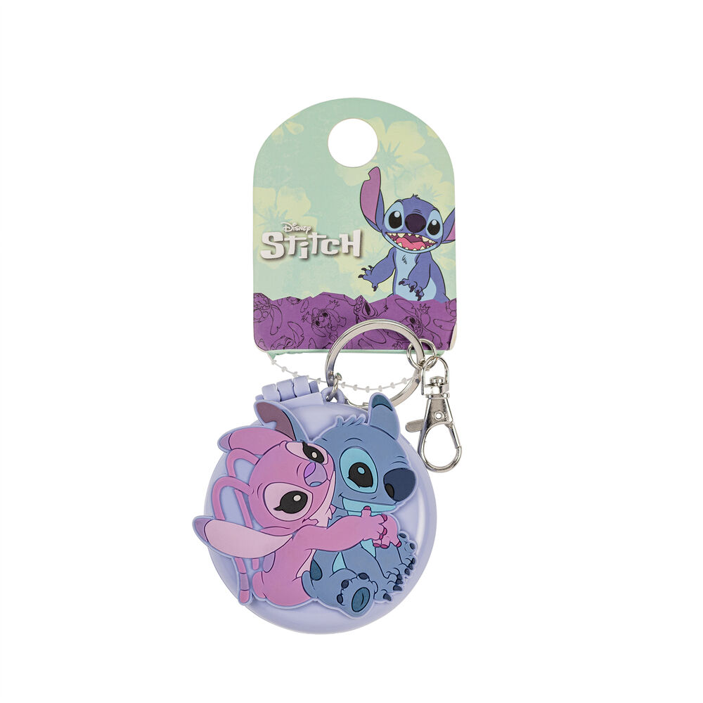Llavero Cepillo y espejo Stitch & Angel Disney