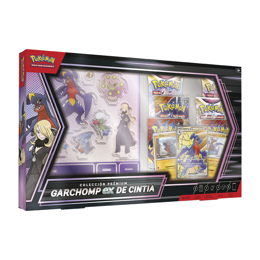 Blister cartas Garchomp ex de Cintia Juntos de Aventuras Pokemon español