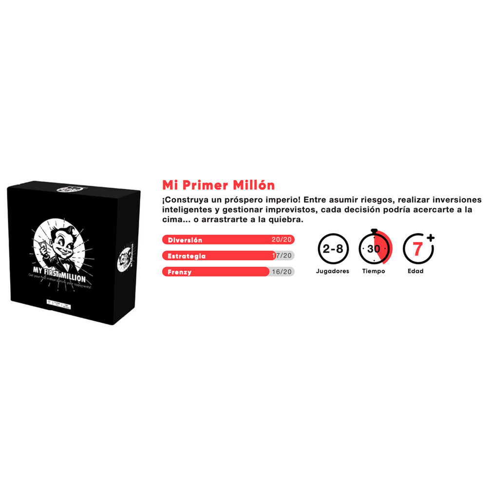 Juego de mesa Mi Primer Millon español
