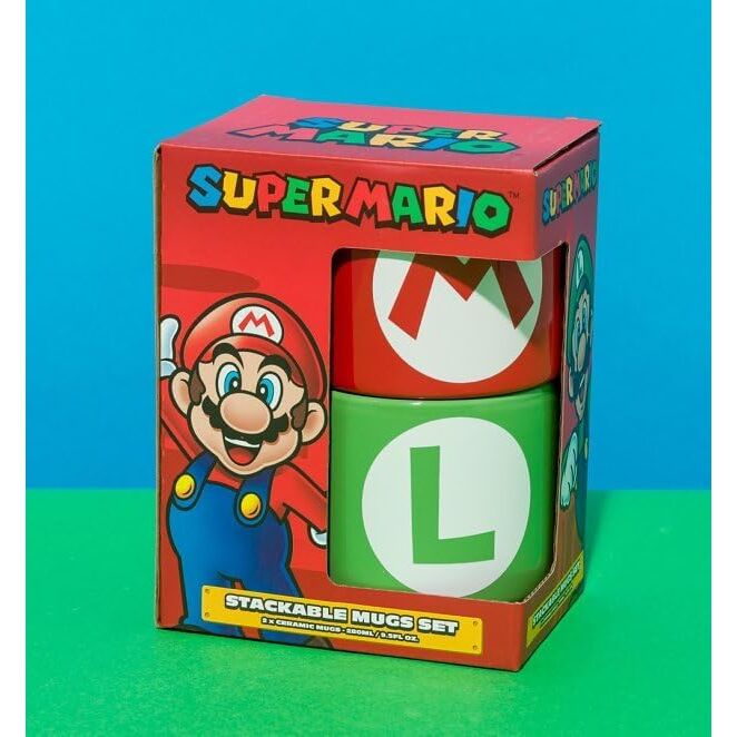 Set 2 tazas Super Mario Bros