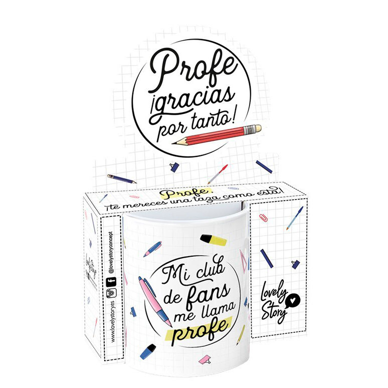 Taza - Mi Club de Fans Me LLama Profe 330ml