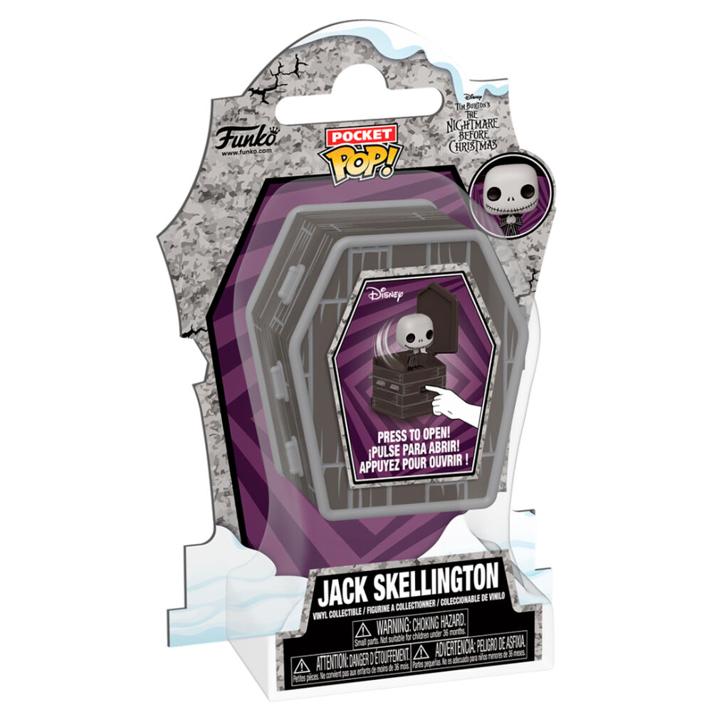 Figura Pocket POPers Disney Pesadilla Antes de Navidad Jack