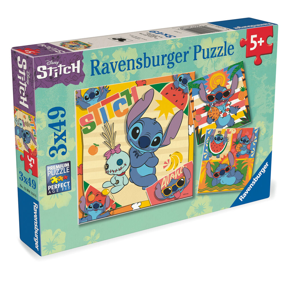 Puzzle Stitch Disney 3x49pzs
