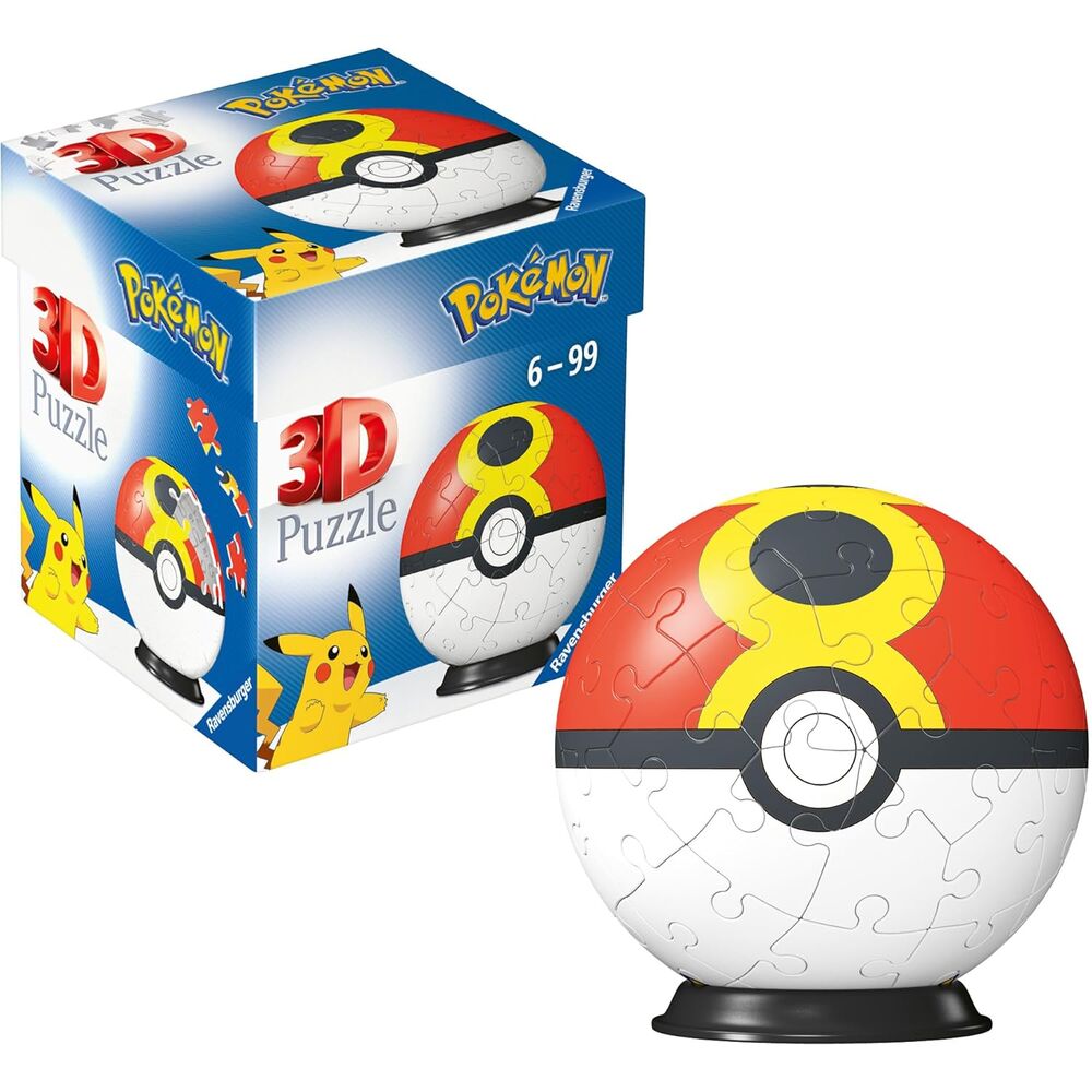 Puzzle 3D Poke Ball Pokemon 54pzs