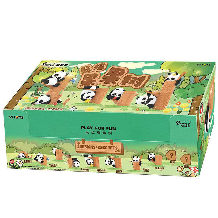 Figura sorpresa Fruit Tree Climbing Panda Roll surtido