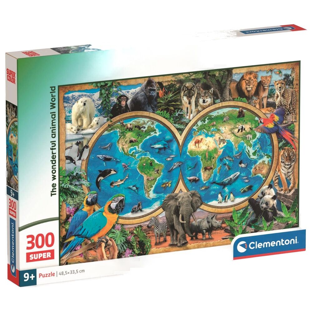 Puzzle super El maravilloso Mundo Animal 300pzs