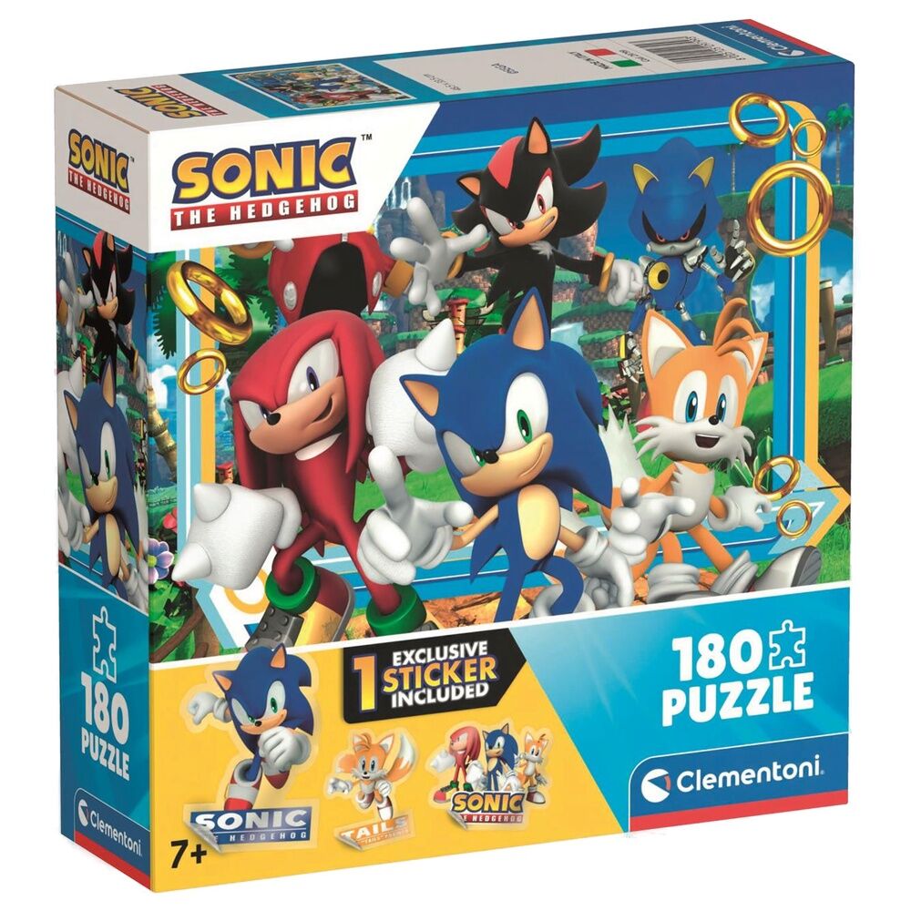 Puzzle Sonic the Hedgehog 180pzs