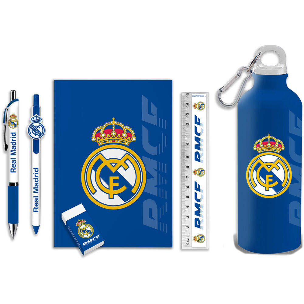 Set Papeleria + Botella Real Madrid