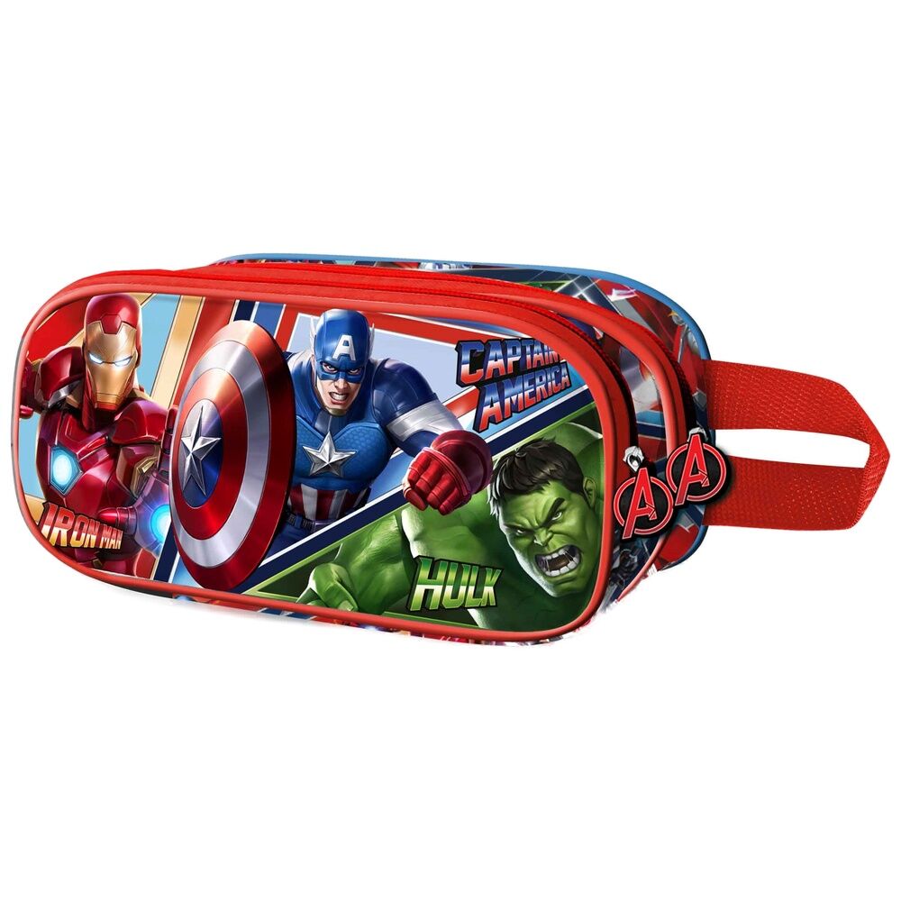 Portatodo 3D Battle Los Vengadores Avengers Marvel doble