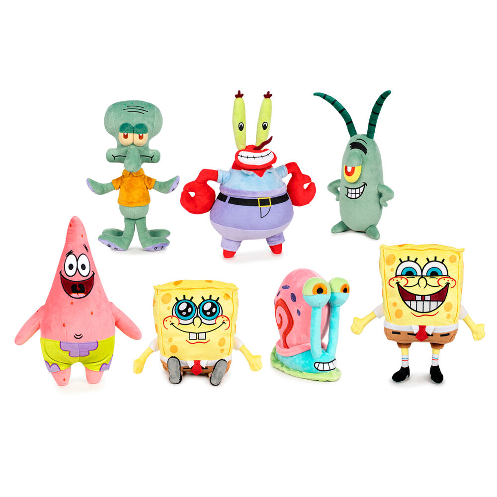 Peluche Bob Esponja 30cm surtido