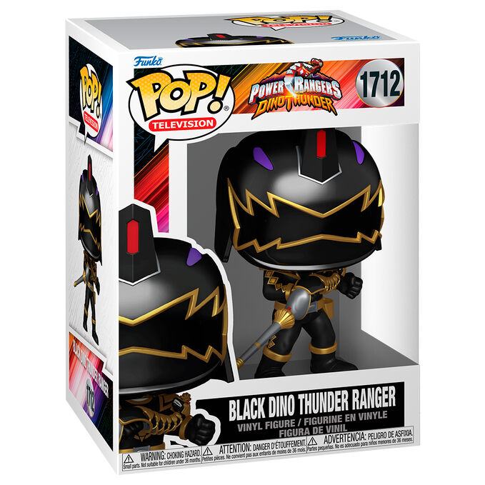 Figura POP Power Rangers  Dino Thunder - Black Dino Thunder Ranger