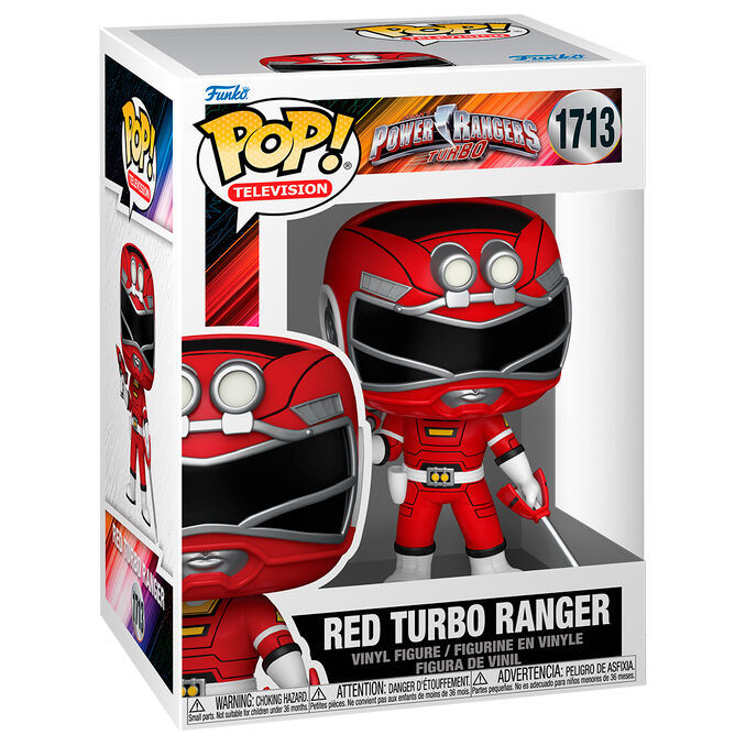 Figura POP Power Rangers Turbo - Red Turbo Ranger