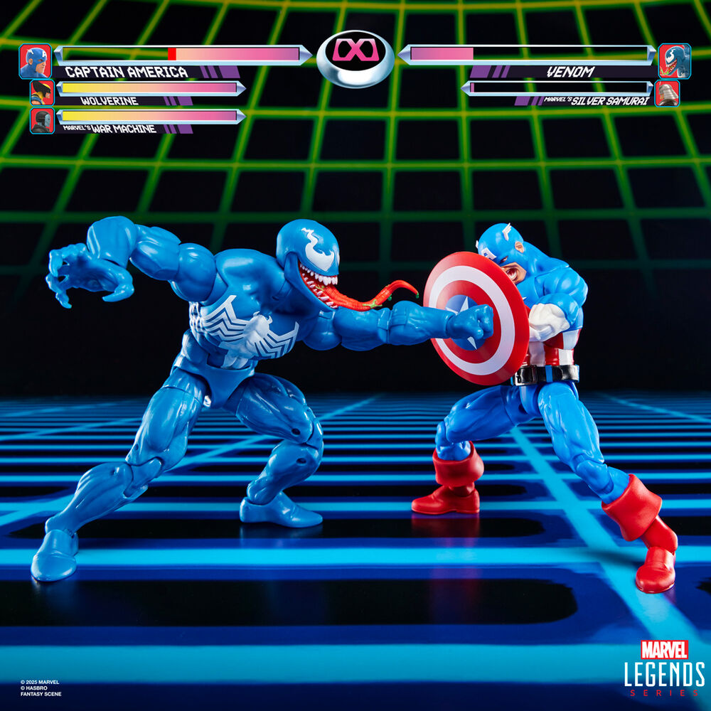 Blister 2 figuras Capitan America & Venom Gameverse Marvel Legends Series 15cm
