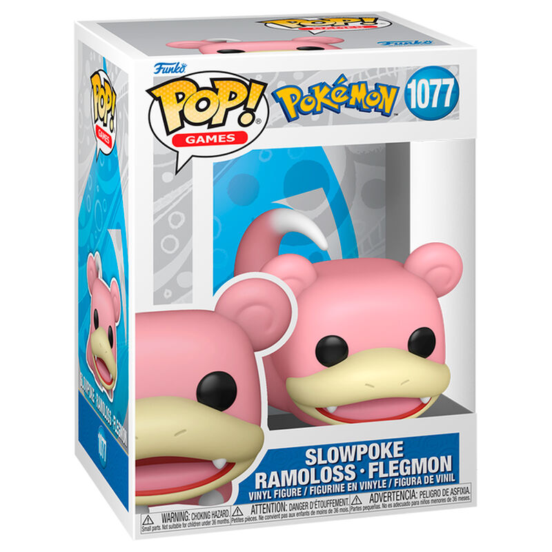 Figura POP Pokemon Slowpoke – Ramoloss – Flegmon
