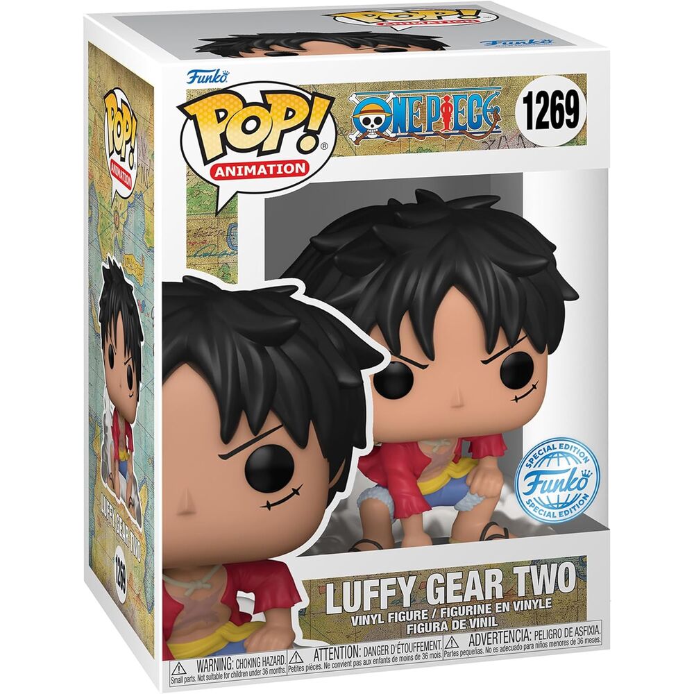 Figura POP One Piece Luffy Gear Two 5 + 1 Chase Exclusive