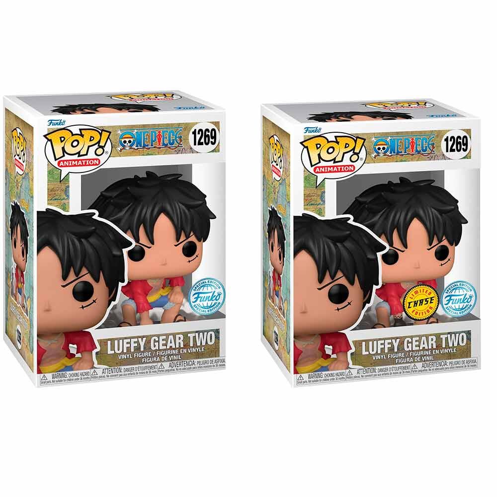Figura POP One Piece Luffy Gear Two 5 + 1 Chase Exclusive