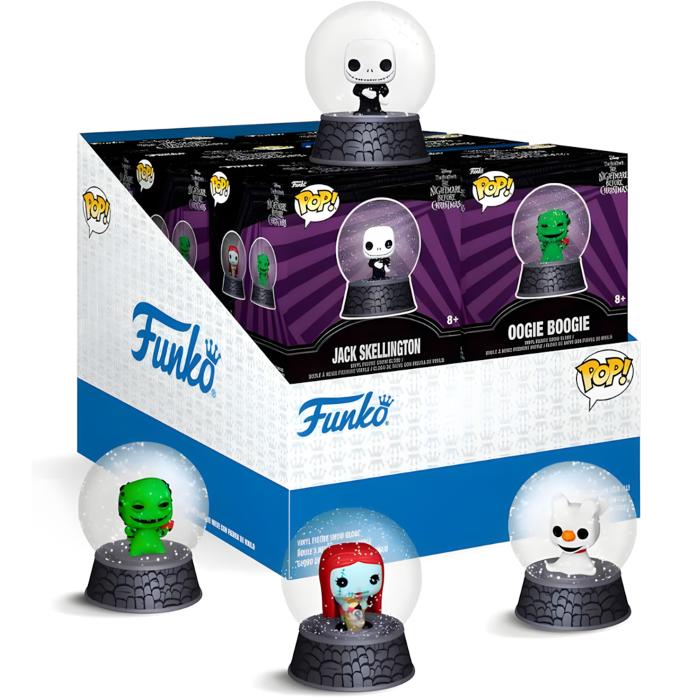 Figura Mystery Mini Bola de Nieve Disney Pesadilla Antes de Navidad surtido