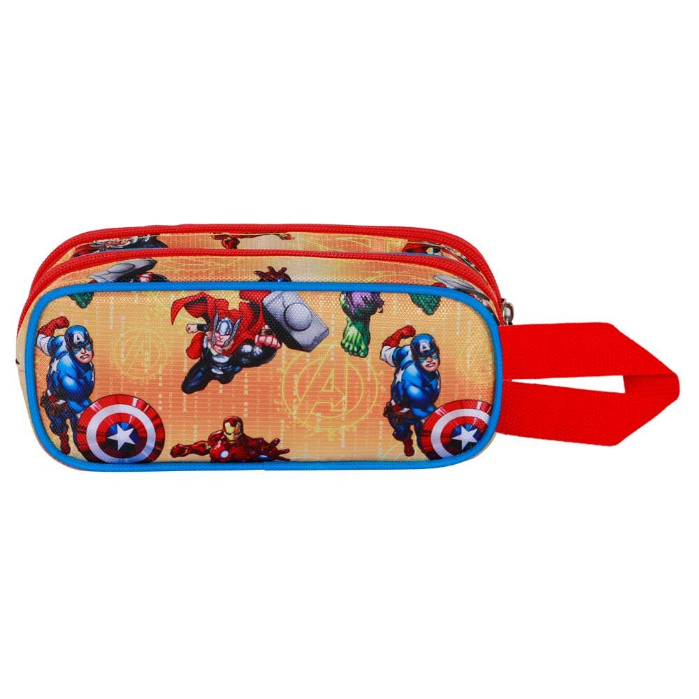 Portatodo 3D Attack Los Vengadores Avengers Marvel doble